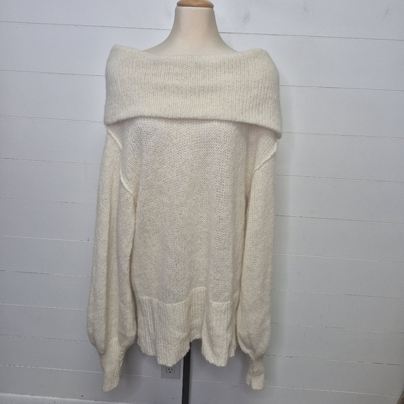 Free People Ophelia Alpaca Sweater Size M - Picture 5 of 14